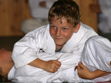 2 Judo-KInder in Aktion