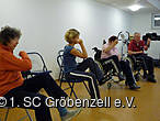 Senioren-Sportler in Aktion