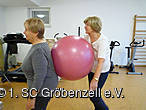 Senioren-Sportler in Aktion