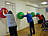 Senioren-Sportler in Aktion