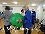 Senioren-Sportler in Aktion